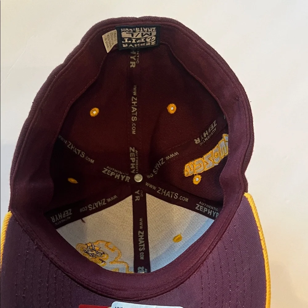 ASU Arizona State University  Sun Devils  Men’s Stretch Fitted Hat - Picture 3 of 4